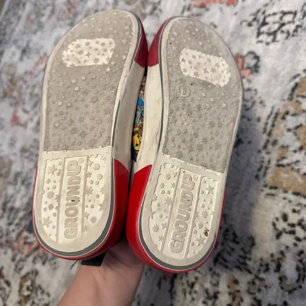Ground Up Pokémon Slip-On Shoes Youth Size 3 Pikachu Eevee Charmander‎ 2023